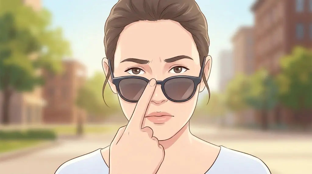 How to stop sunglasses from sliding down with nose pads low bridge fit frame width temple hold and lightweight frame fixes