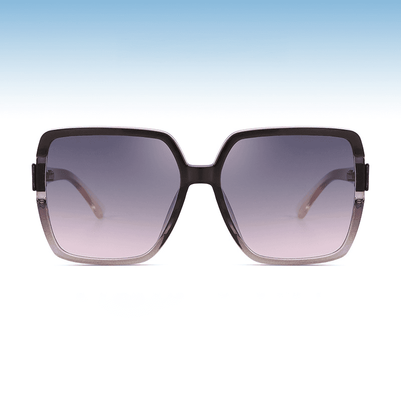 BAPORSSA Stylish Square-frame Ladies' Sunglasses with UV380 Nylon Lenses