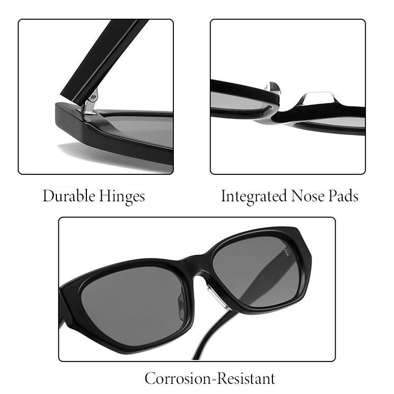 BAPORSSA GM Style High-definition Nylon and Sheet Material Cat-eye Sunglasses for Women - Stylish, Sun Protection, Retro and Trendy Design