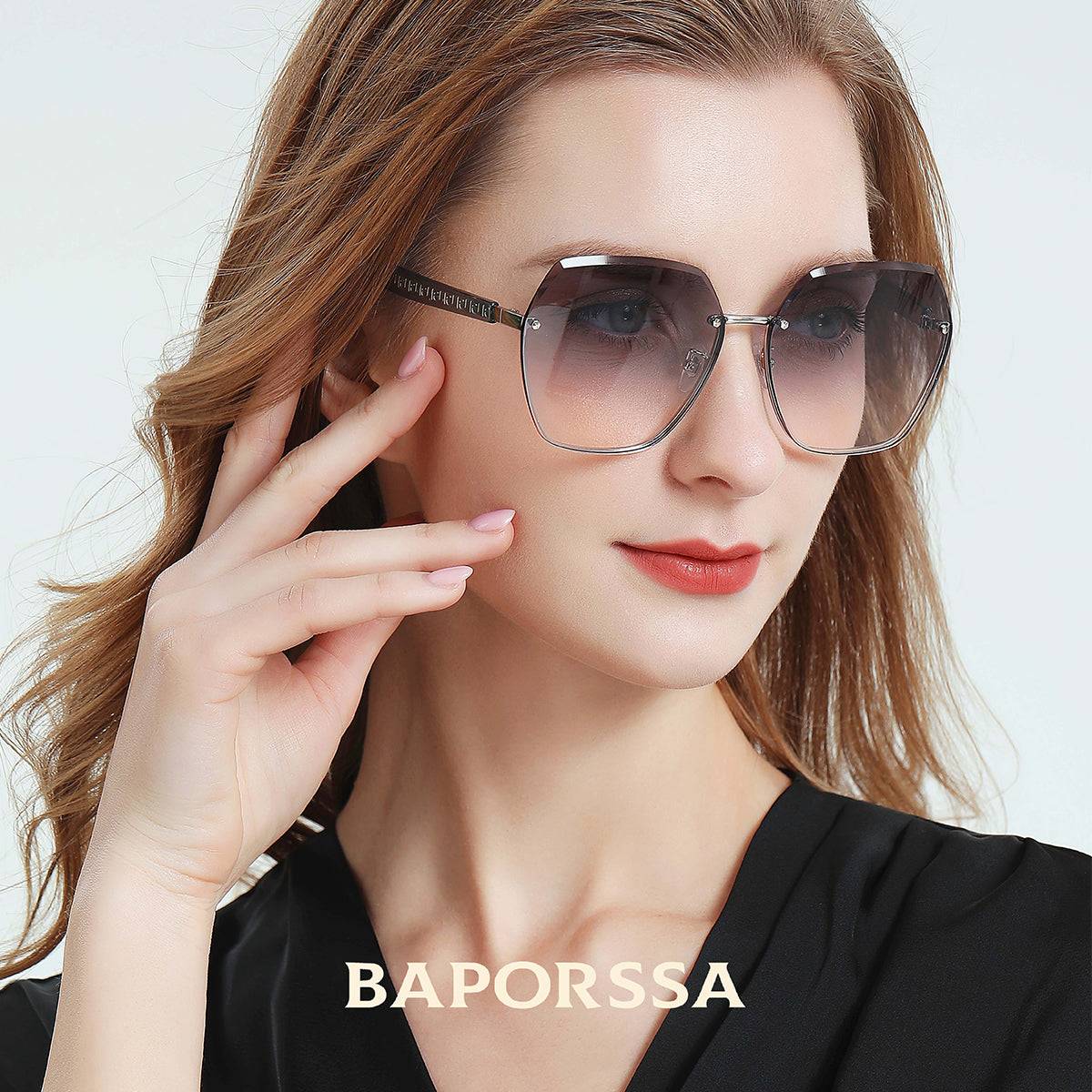 BAPORSSA Шикарні Градієнтні Сонцезахисні Окуляри - Захист UV400 та Модні Дизайни