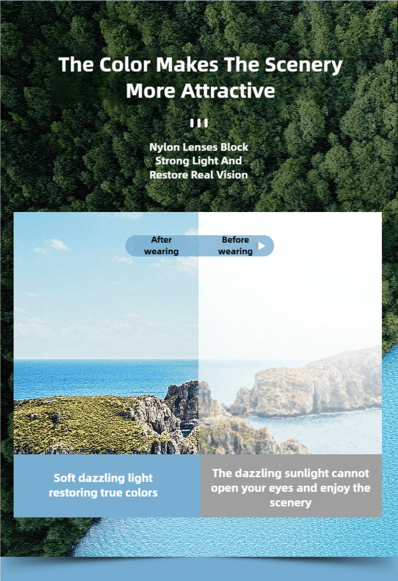 BAPORSSA Stylish Square-frame Ladies' Sunglasses with UV380 Nylon Lenses