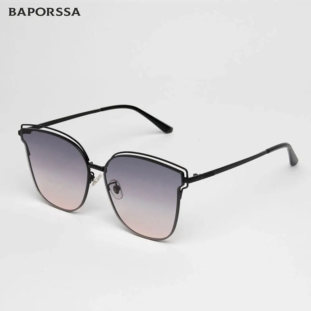 BAPORSSA 2025 Cat-Eye Gradient Sunglasses – Lightweight Fashionable Shades