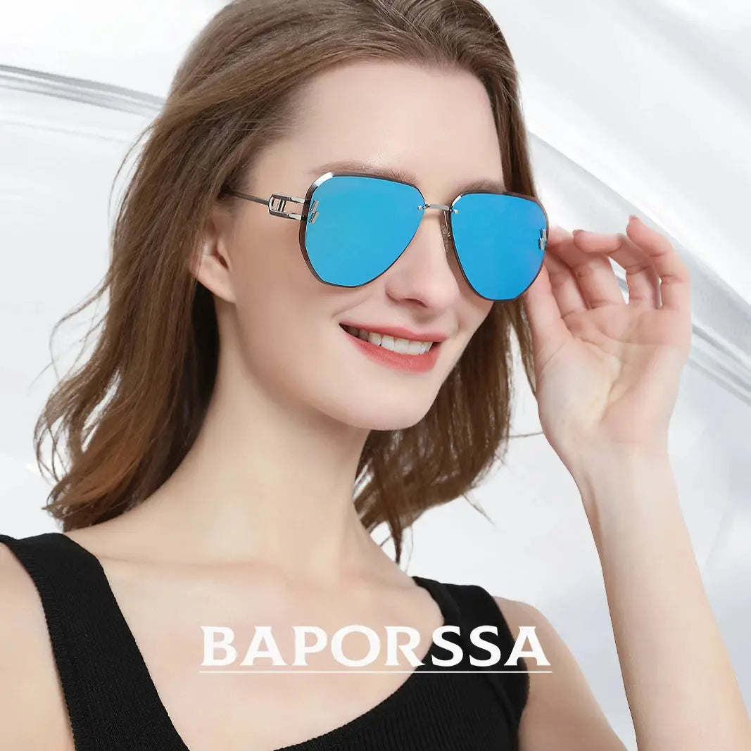 BAPORSSA Oversized Polarized Aviator Sunglasses – 2024 Edition