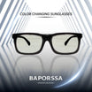 BAPORSSA Ultra-Fast Photochromic Polarized Rectangle Sunglasses – C2437/C2439
