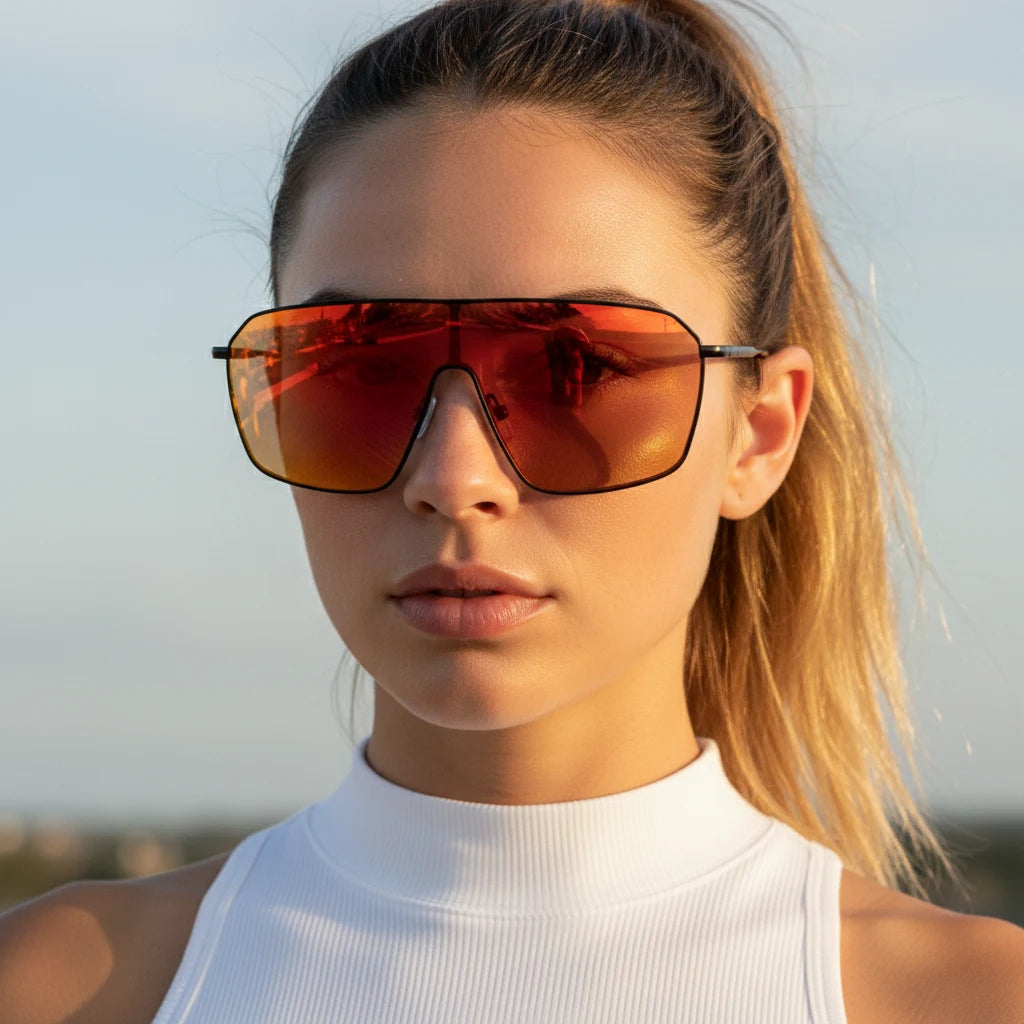 바포르사 스펙트라 X 편광 쉴드 선글라스 β-티타늄 16g BT29