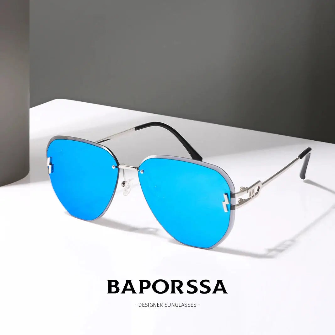 BAPORSSA Oversized Polarized Aviator Sunglasses – 2024 Edition