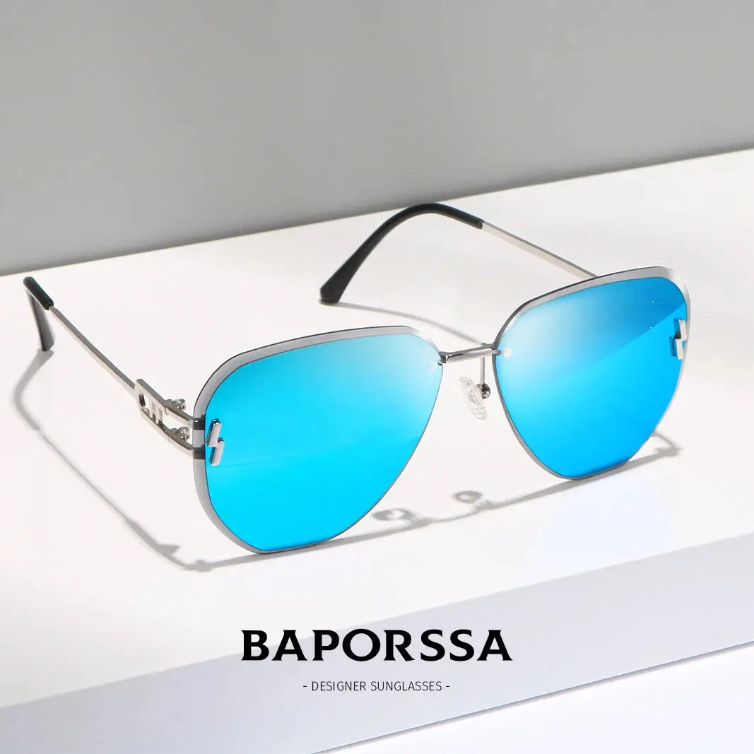 BAPORSSA Oversized Polarized Aviator Sunglasses – 2024 Edition