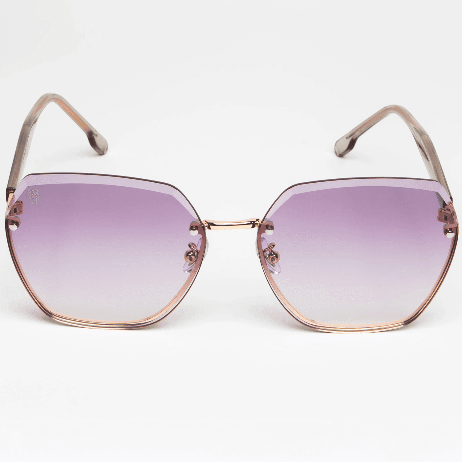 BAPORSSA Ultra-Light Gradient Sunglasses UV400 Alloy Frame Minimalist