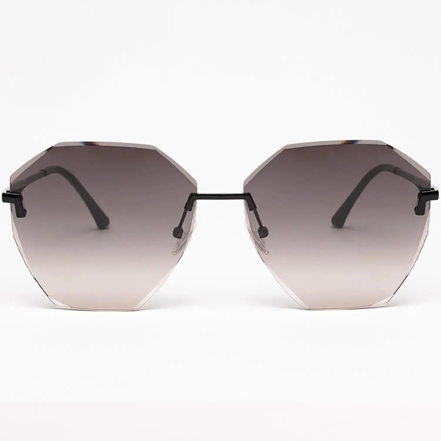 BAPORSSA Light-sensitive Color Change Sunglasses - Glod Frame UV Protection Gradient