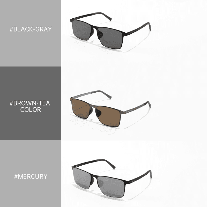 نظارات شمسية مستقطبة BAPORSSA | عدسات TAC | للقيادة والصيد B2513 / 68.5-15-150