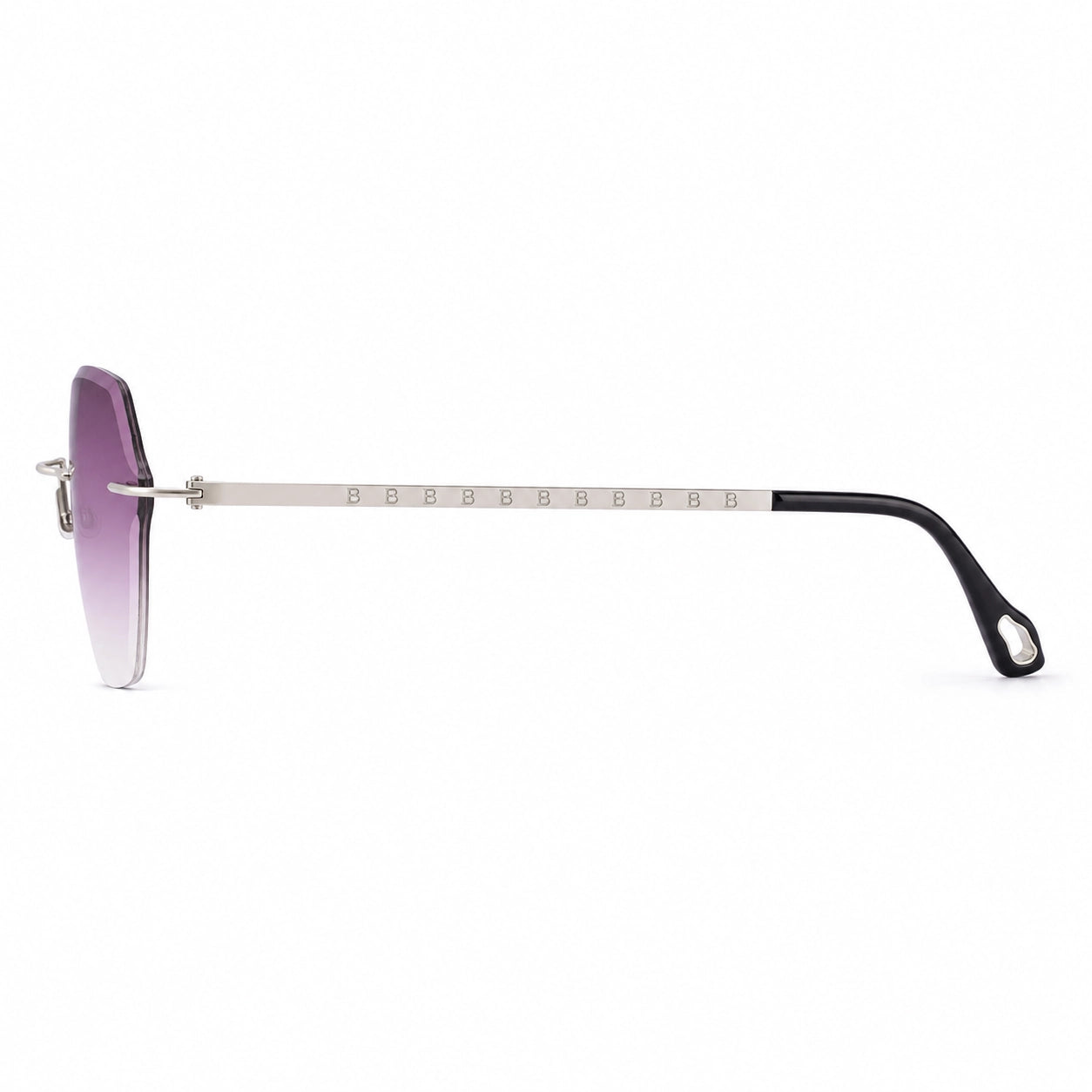 Air purple BAPORSSA sunglasses temple detail view