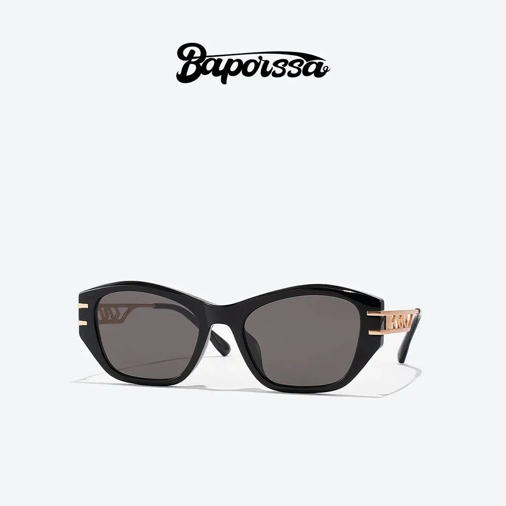 Baporssa Midnight Muse Geometrische Cat-Eye-Sonnenbrille BAM5