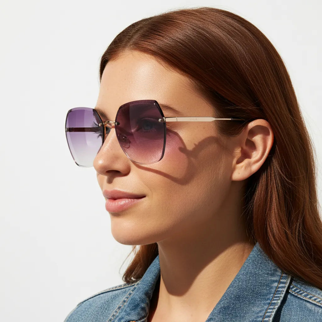 BAPORSSA Шикарні Градієнтні Сонцезахисні Окуляри - Захист UV400 та Модні Дизайни