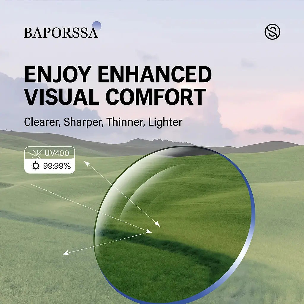 BAPORSSA 2024 Luxury Round Rimless Sunglasses Gradient Stylish Style