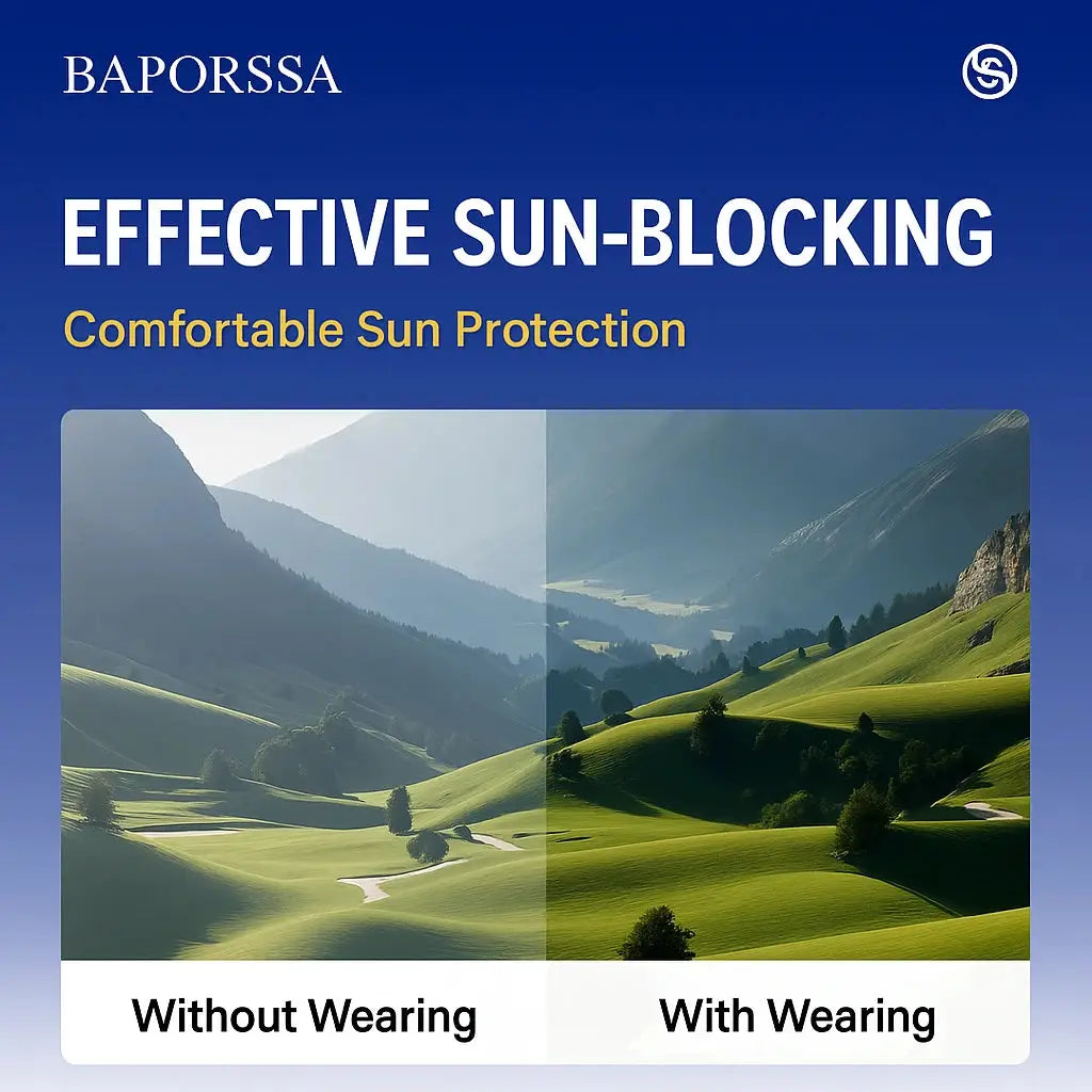 BAPORSSA 2024 Luxury Round Rimless Sunglasses Gradient Stylish Style