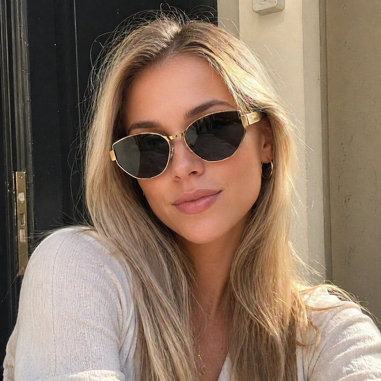 BAPORSSA Sunglasses black gold UGC