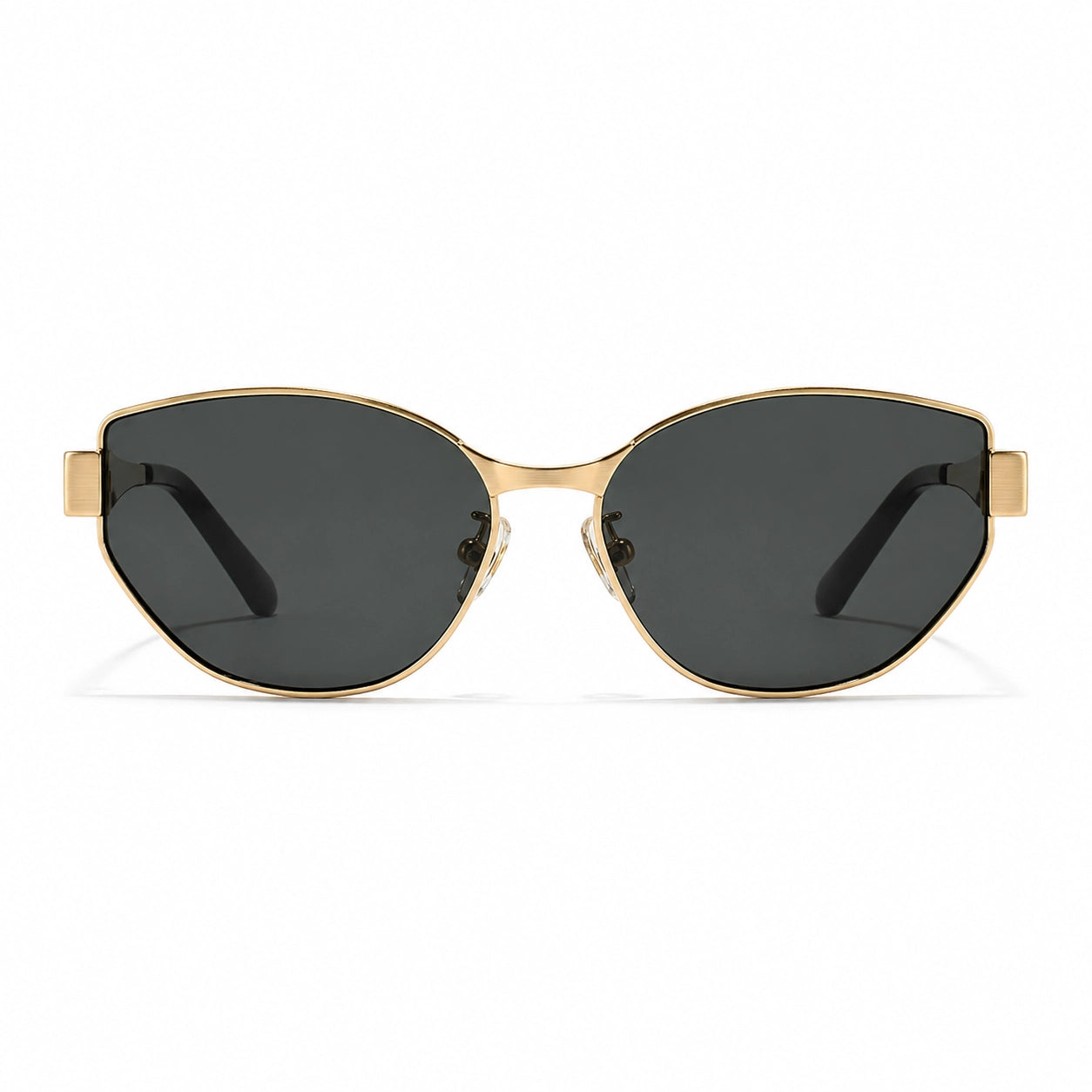 BAPORSSA Sunglasses black gold front