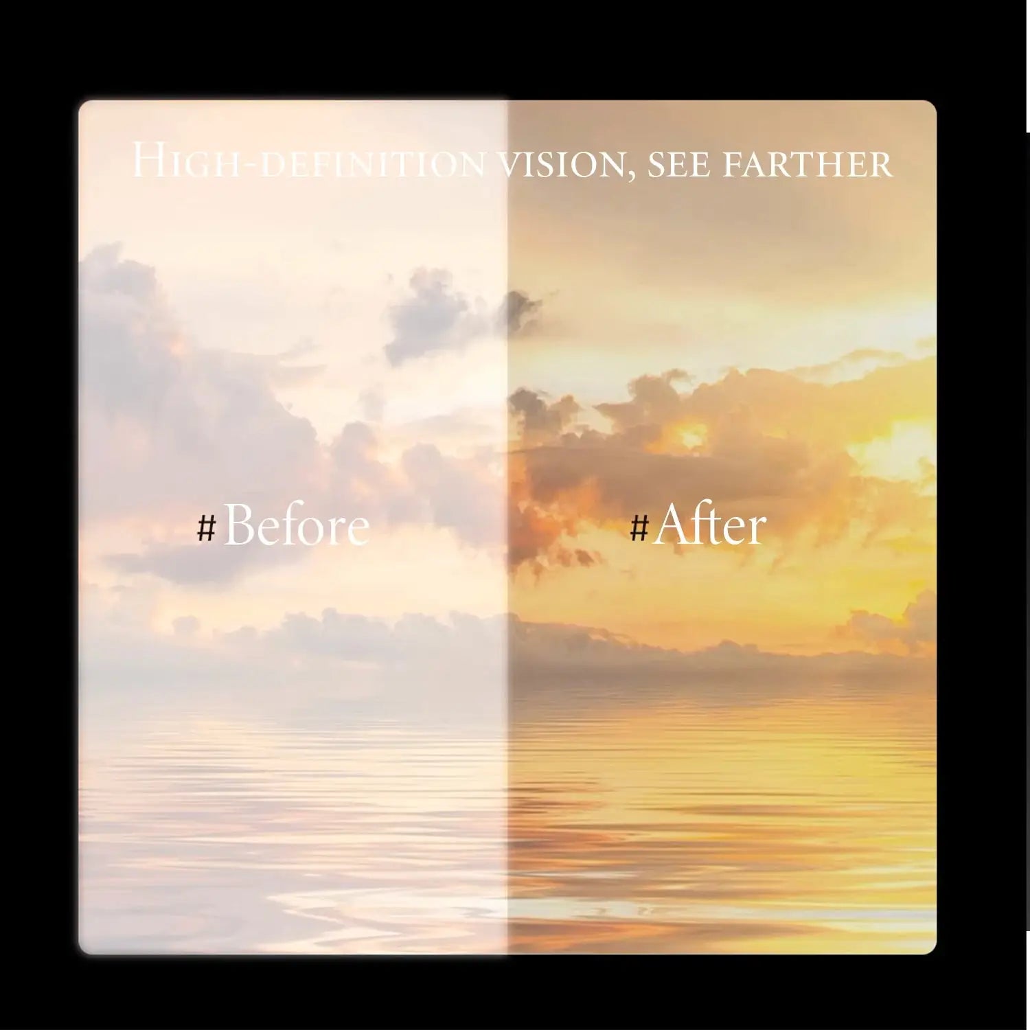 BAPORSSA Ultra-Fast Photochromic Polarized Rectangle Sunglasses – C2437/C2439