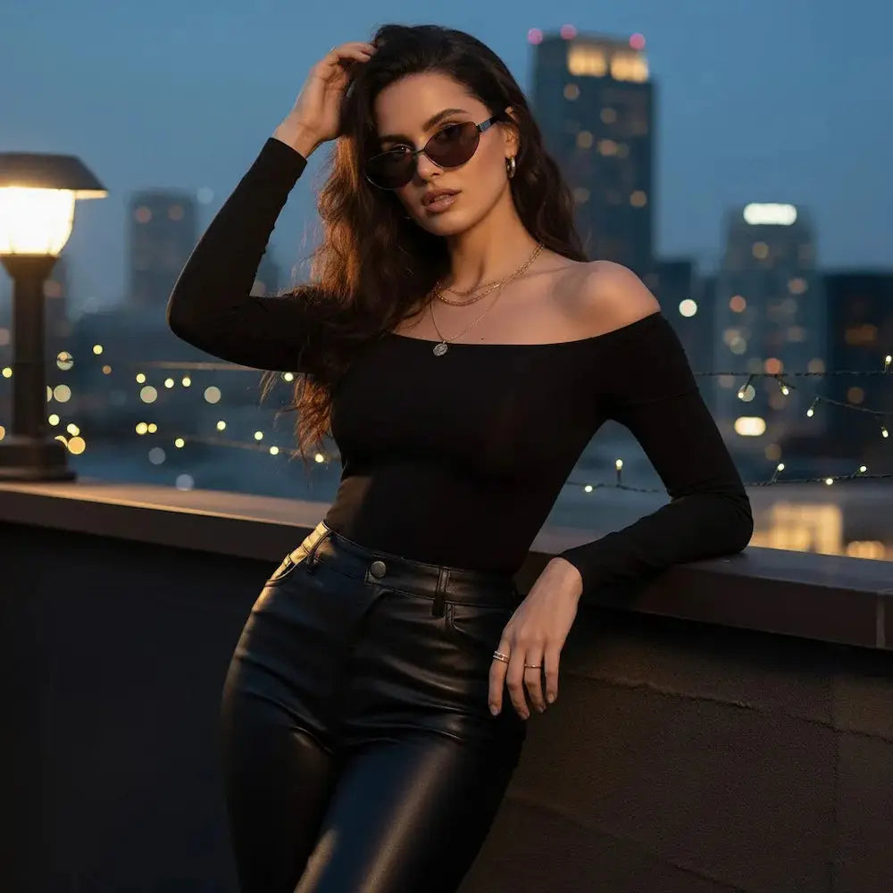 Click to zoom – Ultra-light titanium cat-eye sunglasses | UV400 protectio