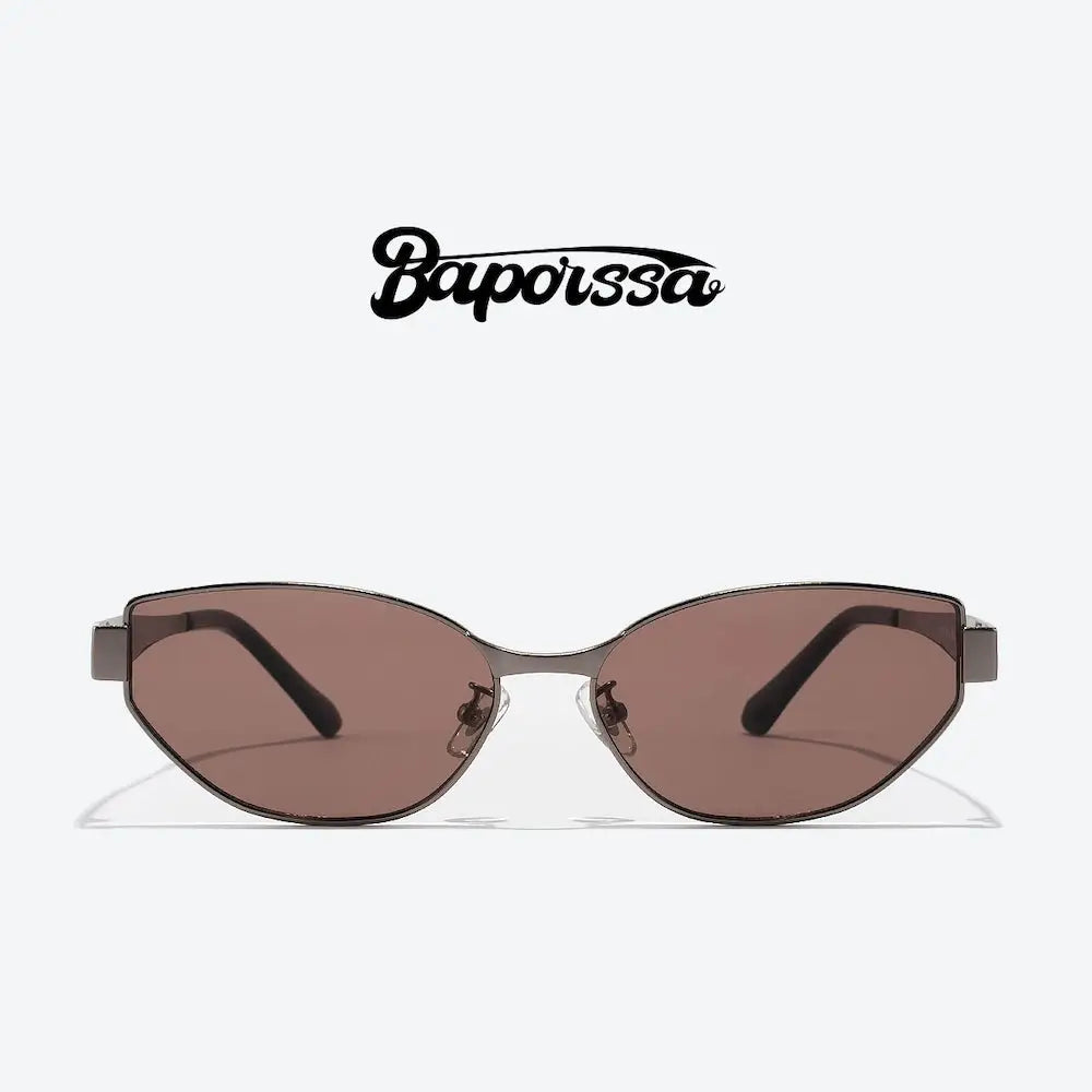 Baporssa Amber Titanium Sunglasses – Polarized Champagne Edition