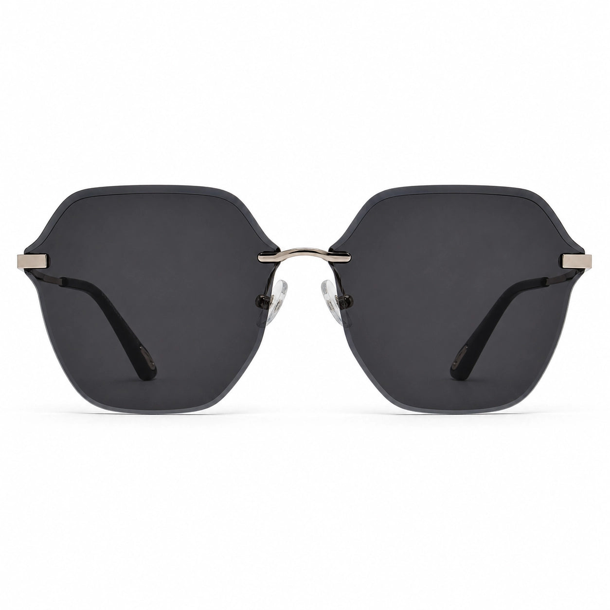BAPORSSA Air Sunglasses front Black