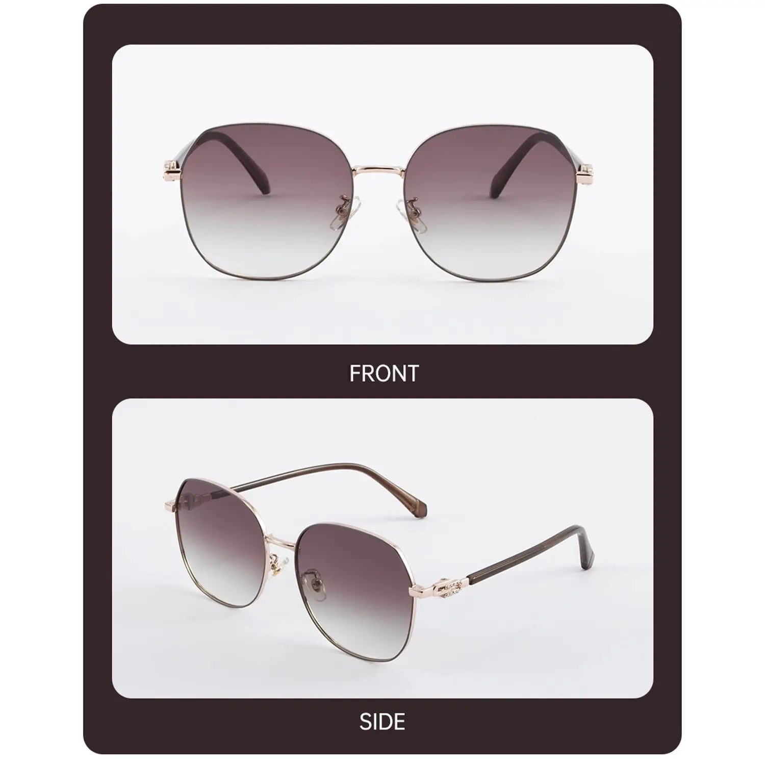 Baporssa Designer Sunglasses With Make-Up Effect A2502