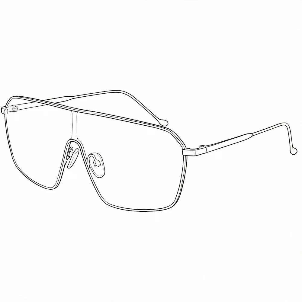 Horizon β-Titanium 16g line drawing