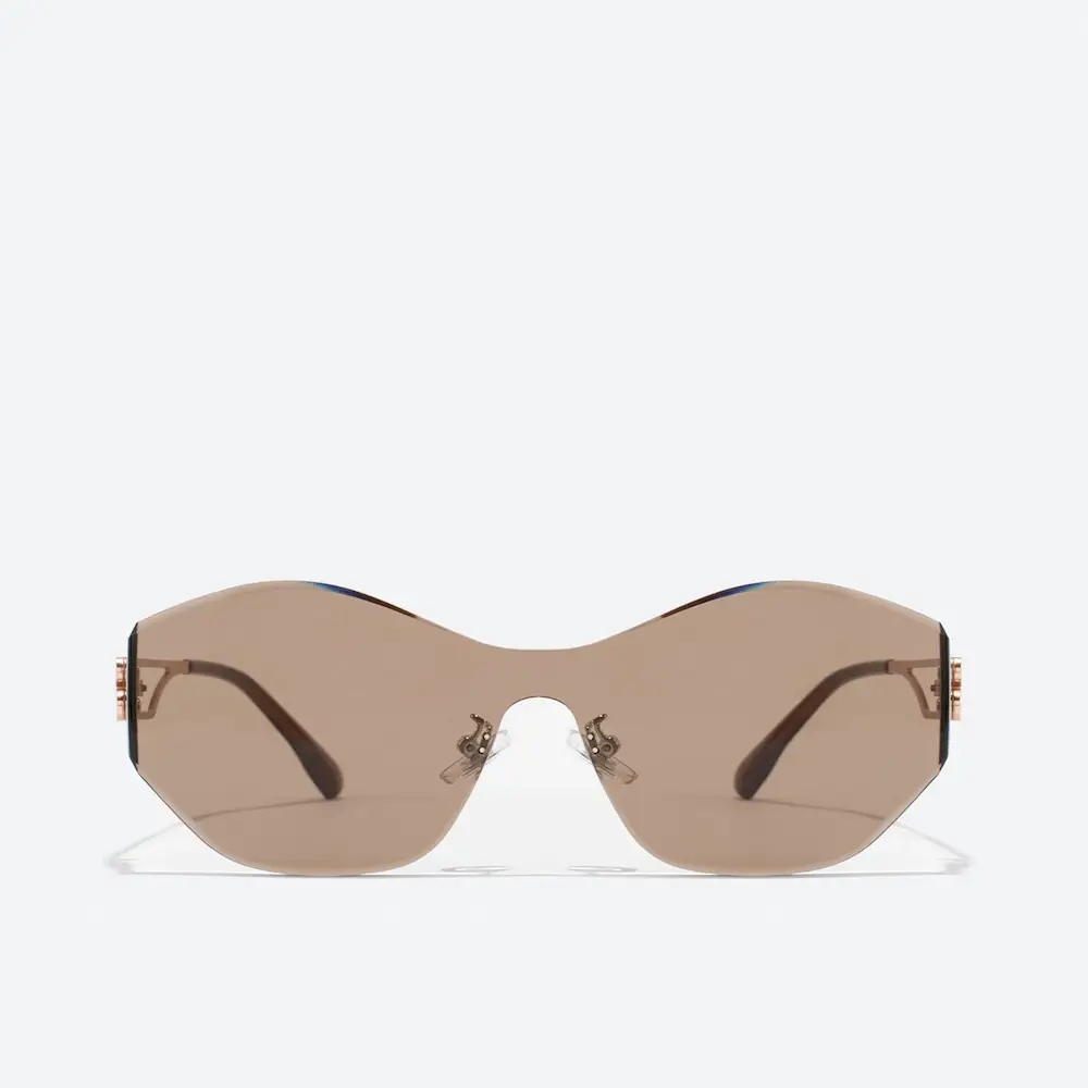 Stylish frameless sunglasses front