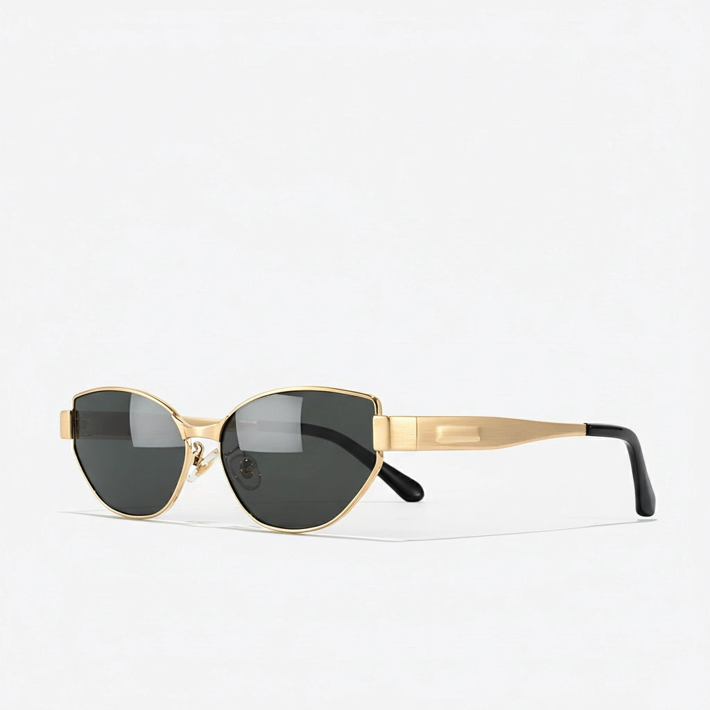 gold-titanium-cat-eye-sunglasses-detail-view