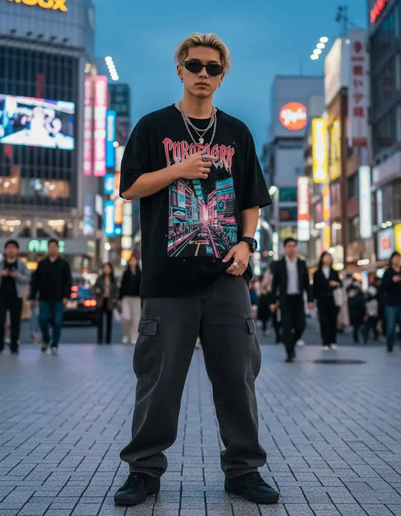 Gafas de sol de titanio con efecto ojo de gato Baporssa Y2K – Edición Cyber Black B8257