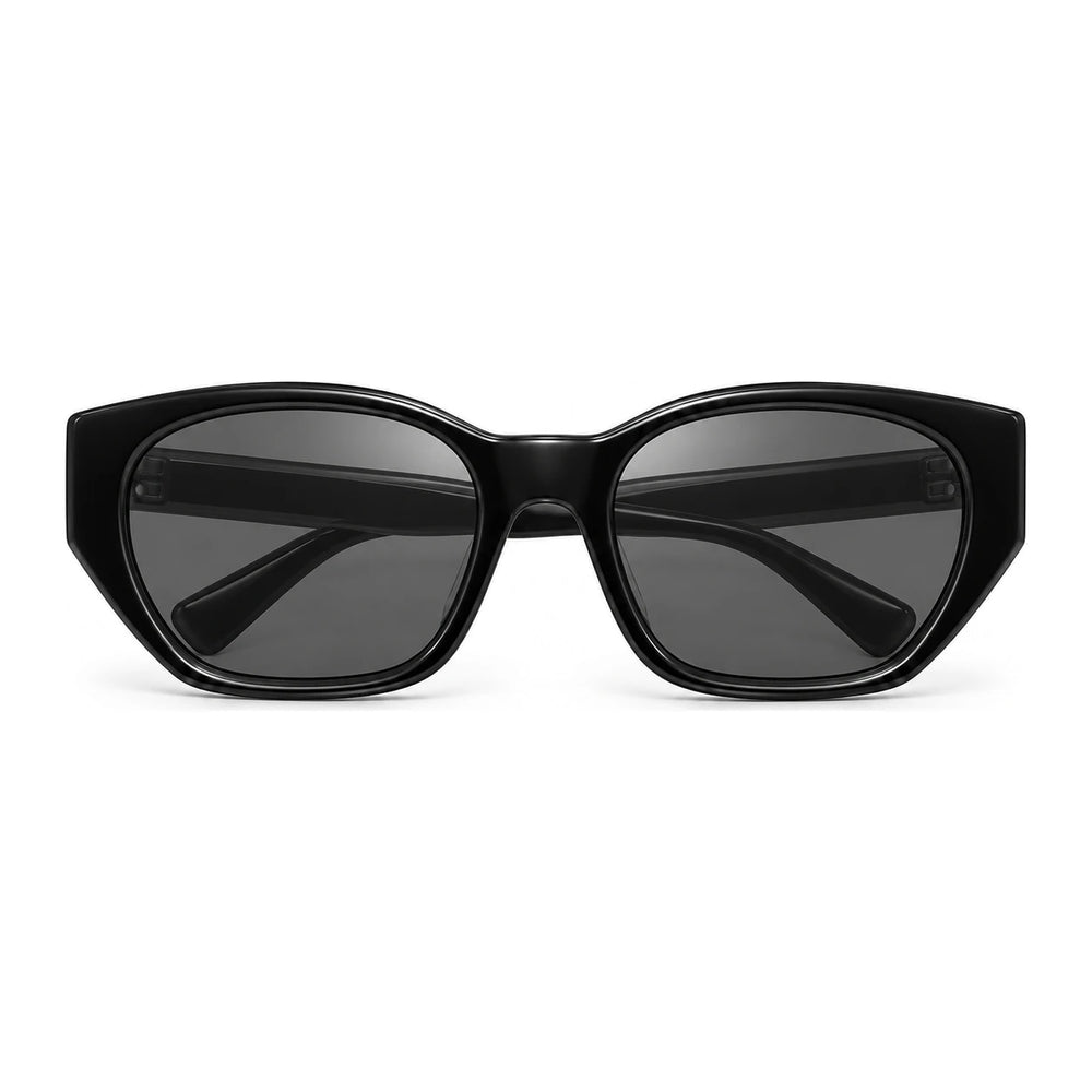 Dune Sculpted Cat-Eye Sunglasses in Black
