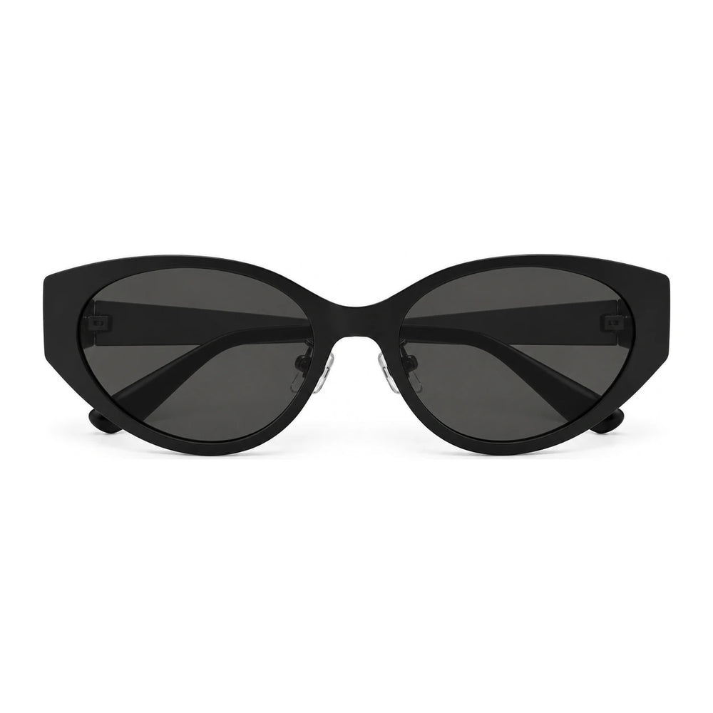 Lyra Acetate Cat-Eye Sunglasses in Black