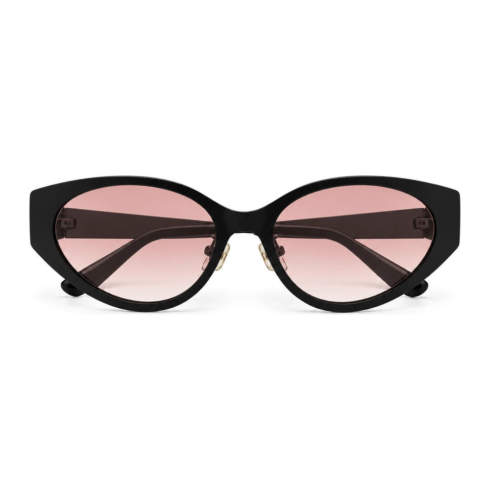 Lyra Acetate Cat-Eye Sunglasses in Gradient Peach