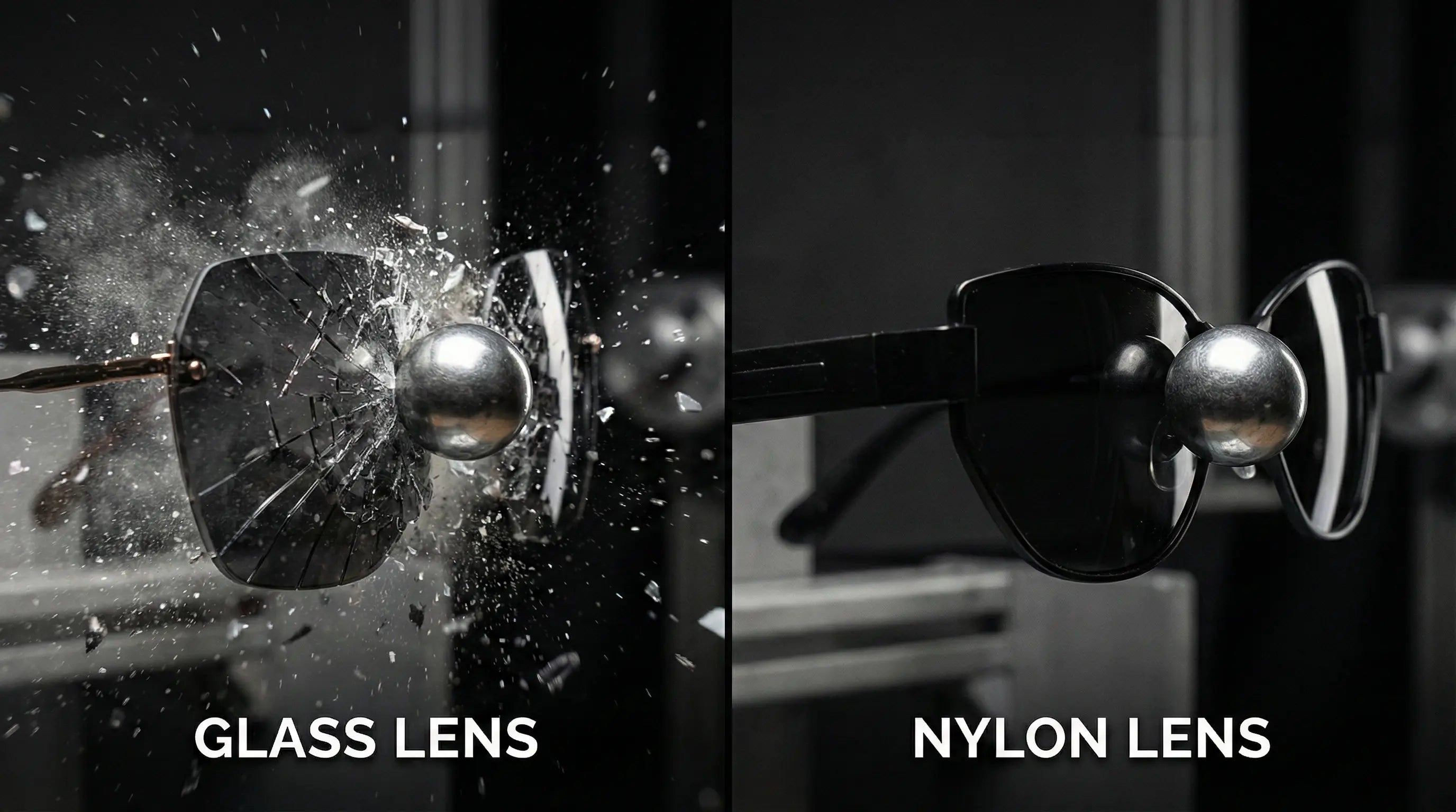 Will My Sunglasses Shatter? Glass vs. Nylon Lens Safety Test
