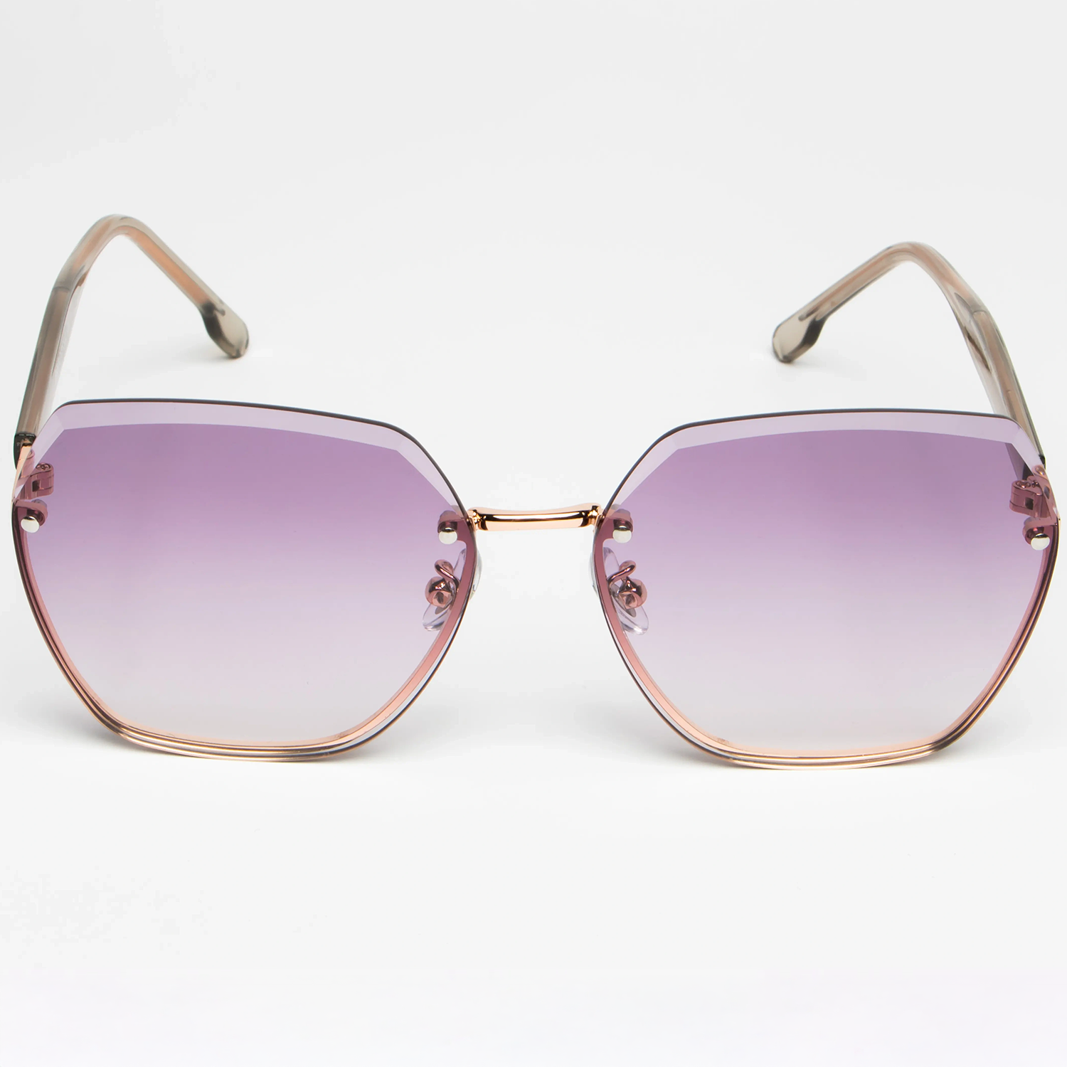 BAPORSSA Ultra-Light Gradient Sunglasses UV400 Alloy Frame