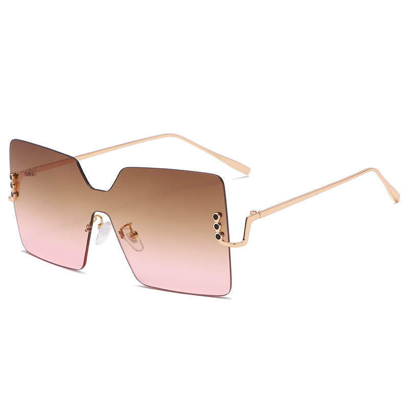 BAPORSSA Large Frame Square Sunglasses For Men And Women