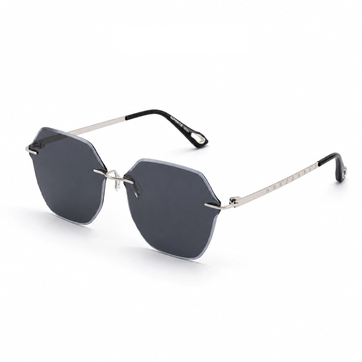 Air Black BAPORSSA Sunglasses three quarter view