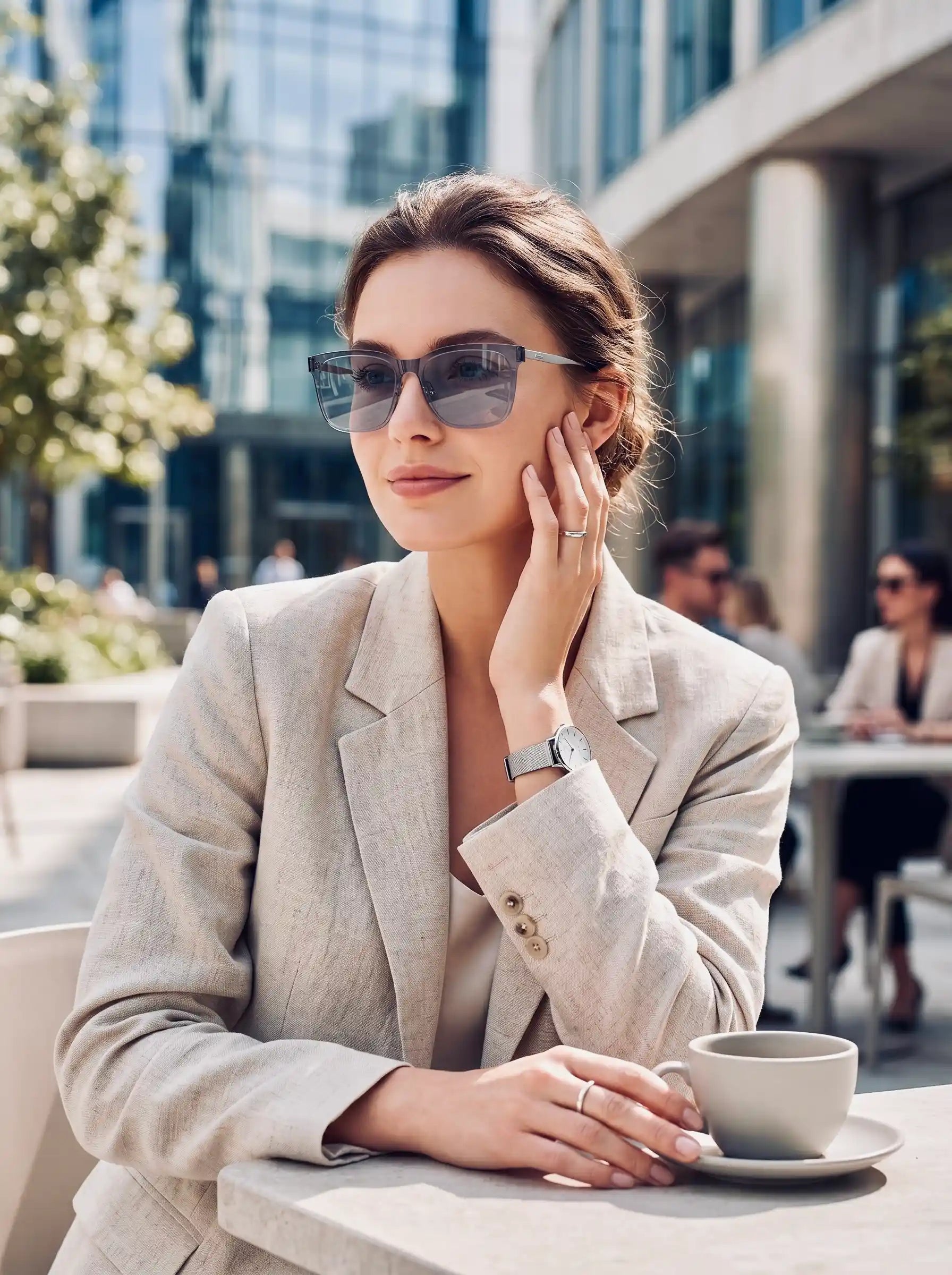An editorial fashion Sunglasses BAPORSSA