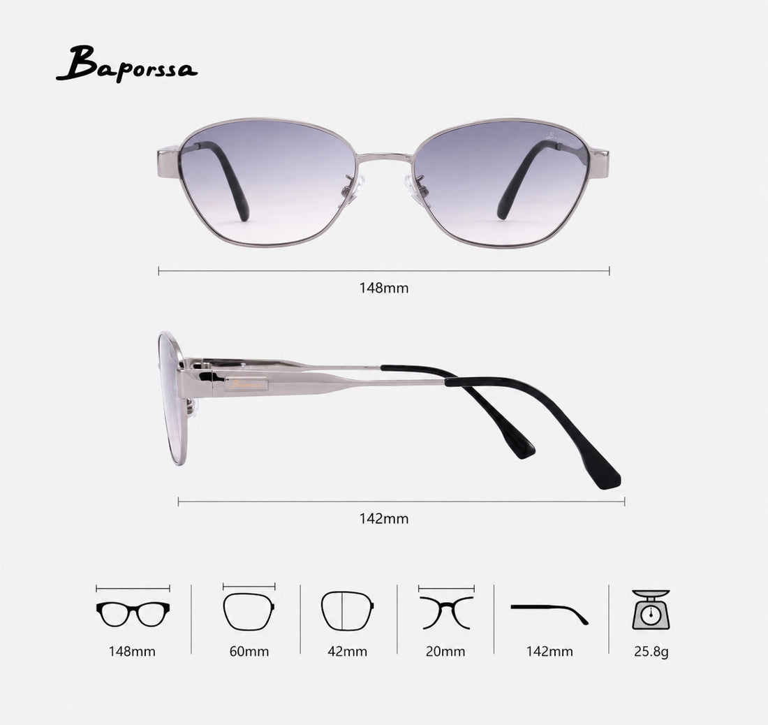 Aurelia Vintage Cat-Eye Sunglasses fit and size guide