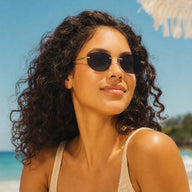 BAPORSSA Rimless Sunglasses Female Beach Look