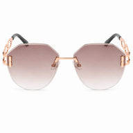 BAPORSSA Arc gradient sunglasses, shown from the front
