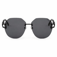 BAPORSSA Arc Sunglasses front BLACK