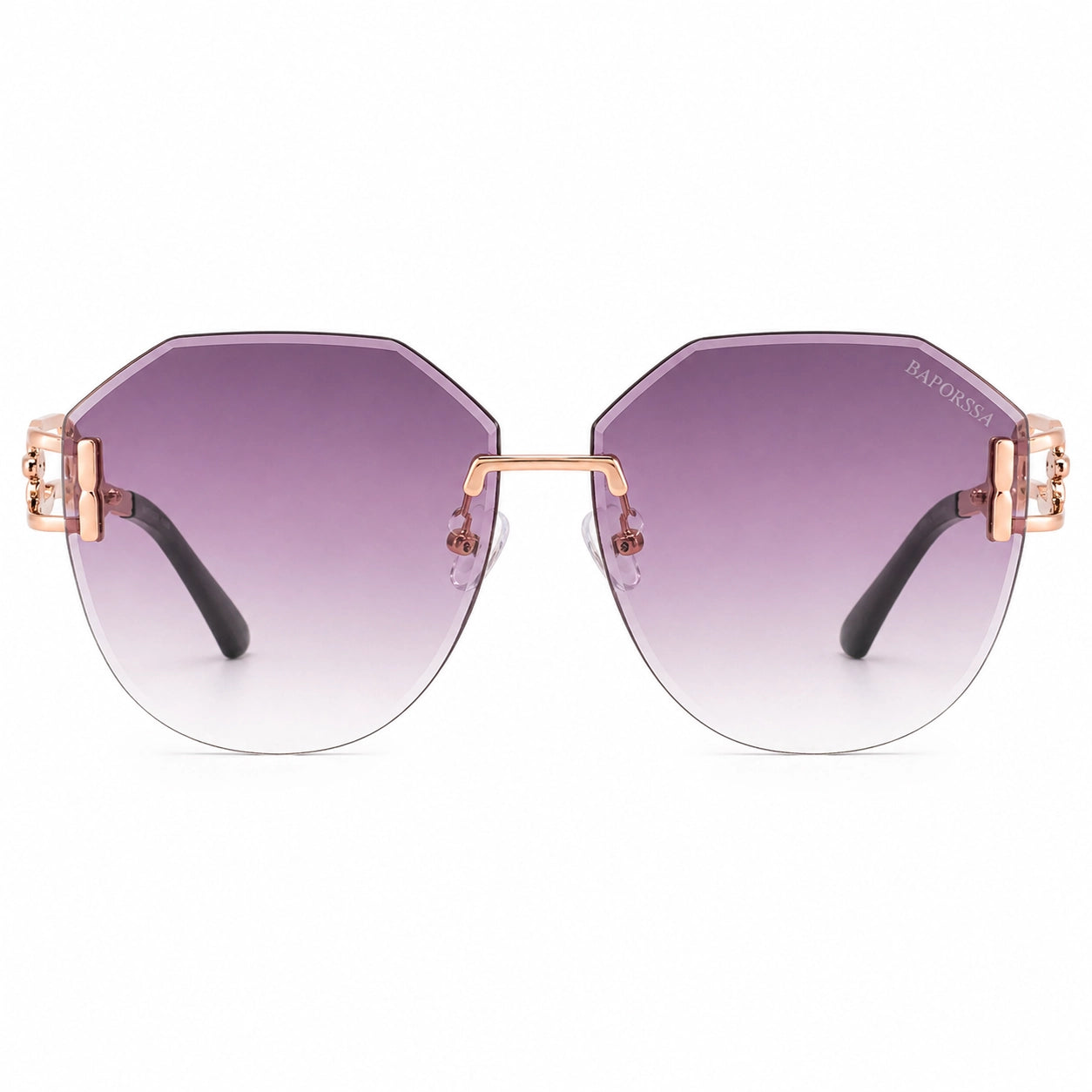 BAPORSSA Arc Sunglasses front pink