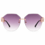 BAPORSSA Arc Sunglasses front pink
