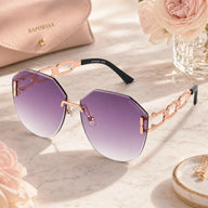 BAPORSSA Arc Sunglasses lifestyle scene Pink