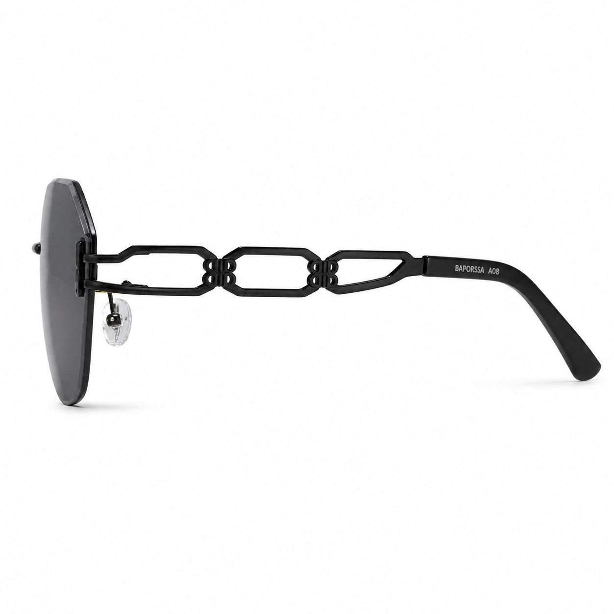 BAPORSSA Arc Sunglasses temple BLACK