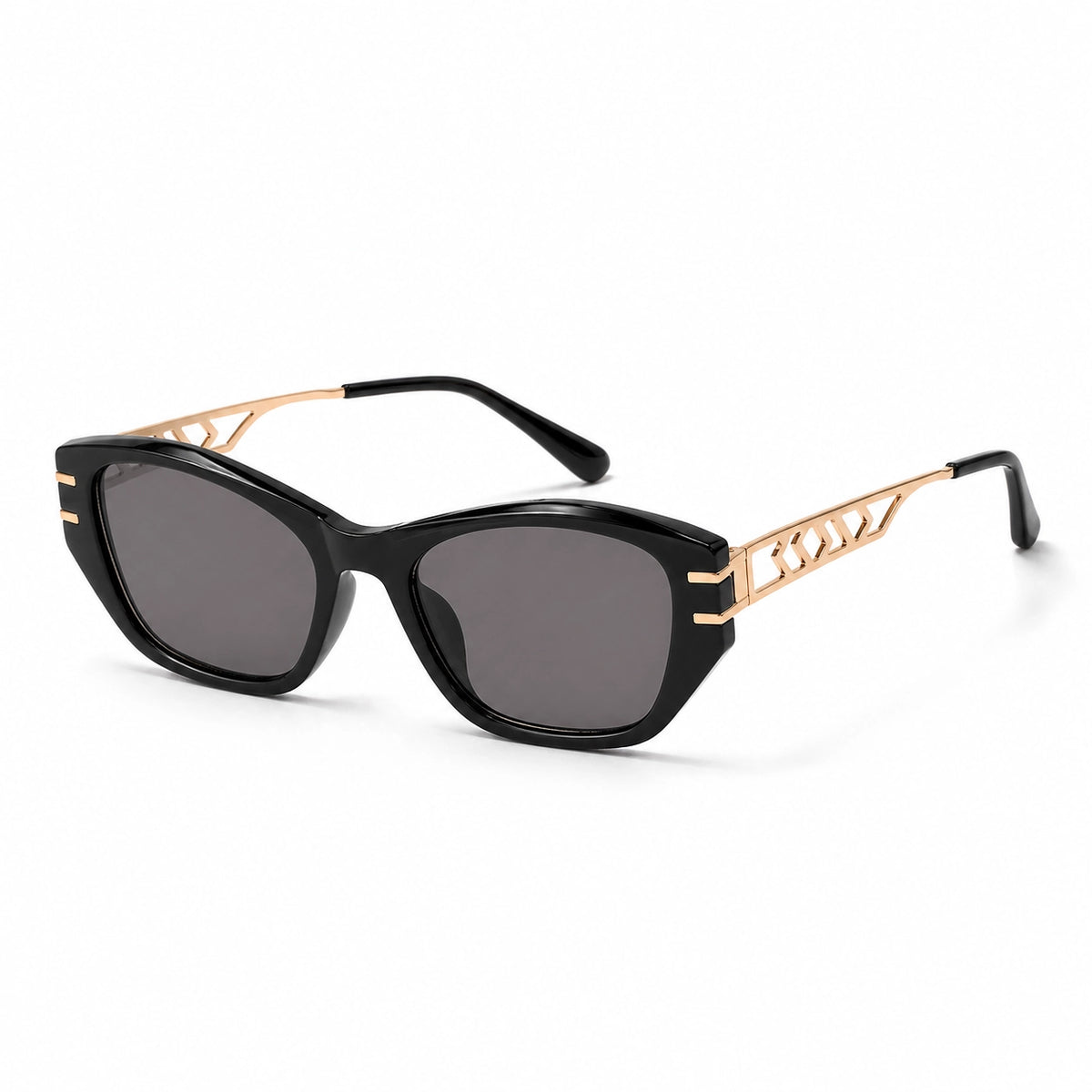 BAPORSSA Noir Sunglasses three quarter view 2