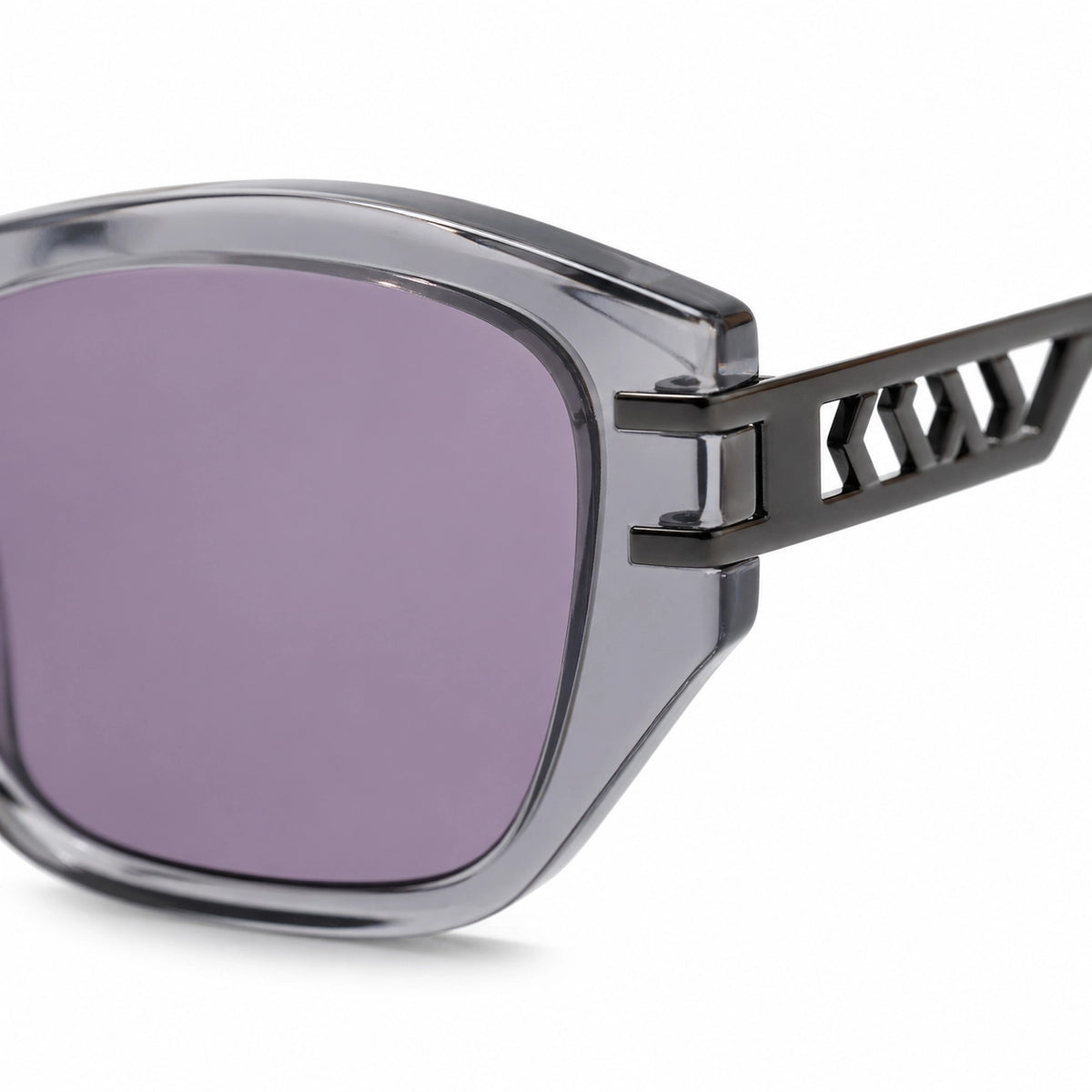 BAPORSSA Noir Sunglasses lens detail view