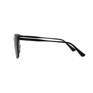 Black sunglasses on a white background