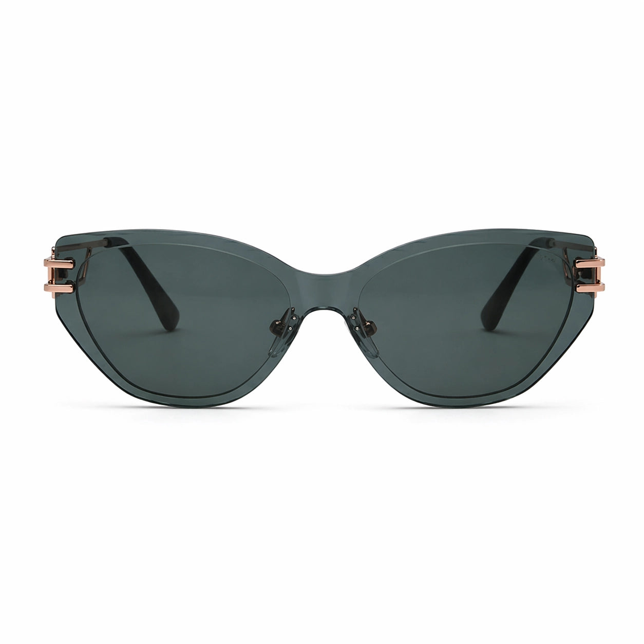 BAPORSSA Edge cat-eye sunglasses, shown from the front